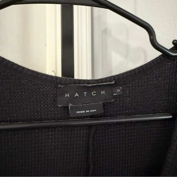 Hatch Jumpsuit Thermal Waffle Knit Daily Feed Long Sleeve Maternity Jumpsuit - Picture 4 of 6